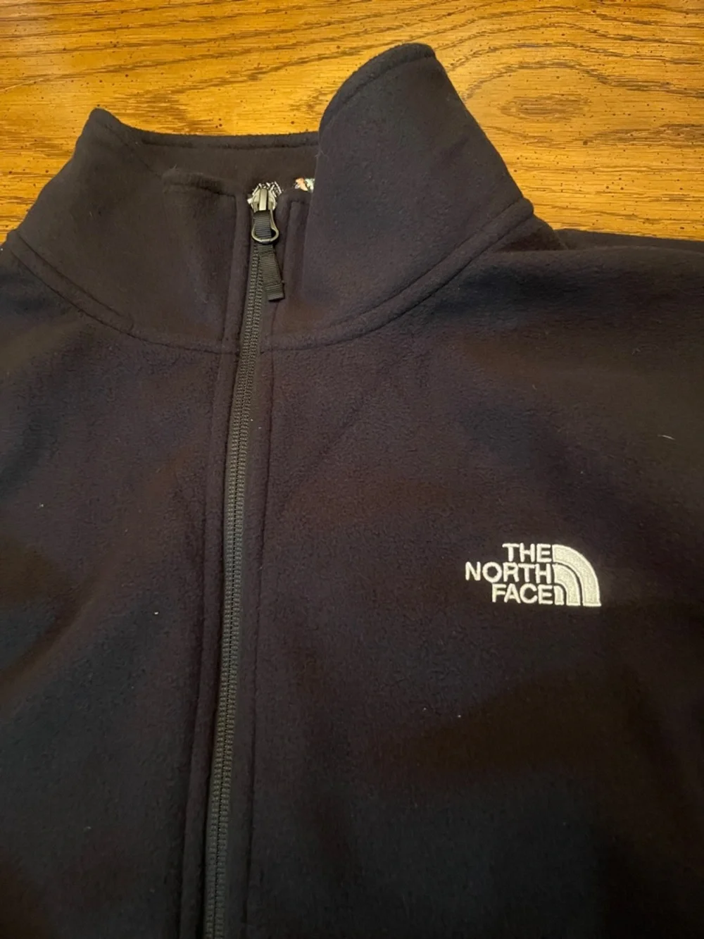 The North Face TKA Glacier Full-Zip Fleece Jacket in TNF Black, size large,‎ NWT